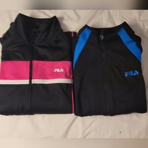 Fila Black Jacket with White Logo